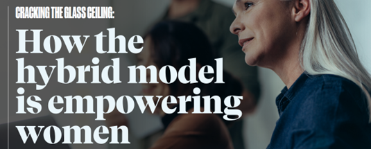 How the hybrid model is empowering women header image